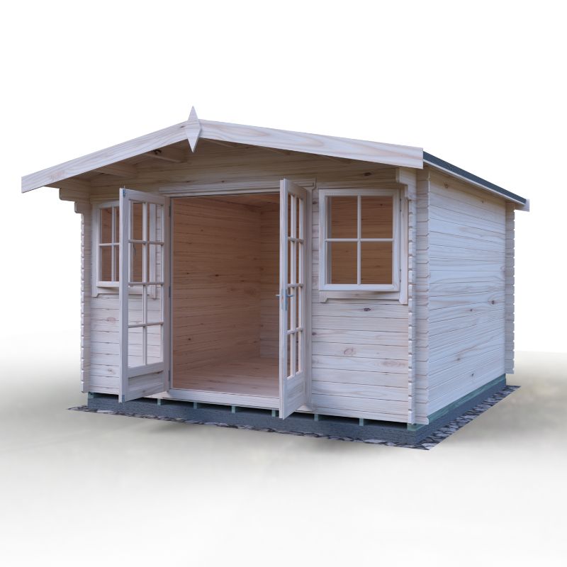 Shire Clipstone 12Gx12 28m Log cabin