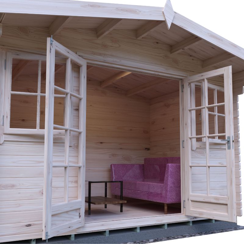 Shire Clipstone 12x8 28mm Log cabin