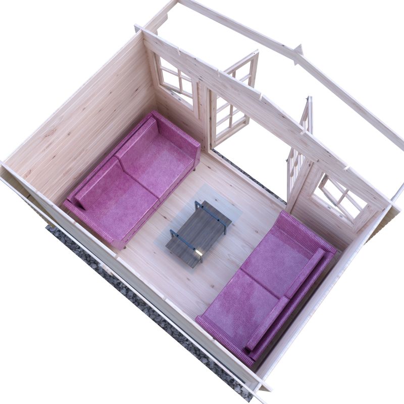 Shire Clipstone 12x8 28mm Log cabin