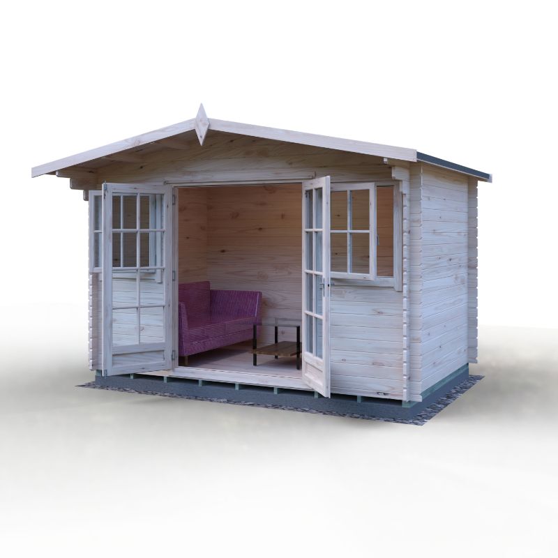 Shire Clipstone 12Gx8 28m Log cabin