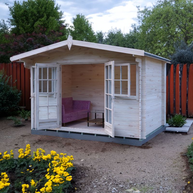 Shire Clipstone 12Gx8 28m Log cabin