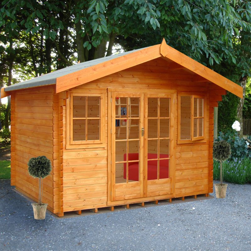 Shire Clipstone 12x12 28mm Log cabin