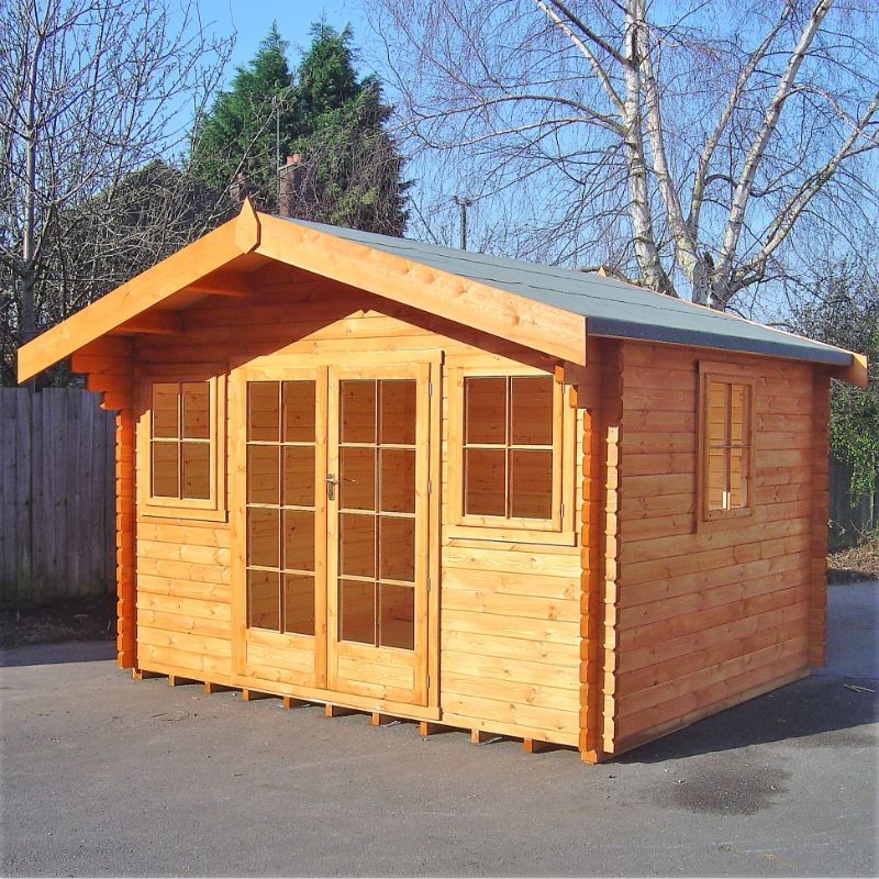 Shire Clipstone 12x12 28mm Log cabin