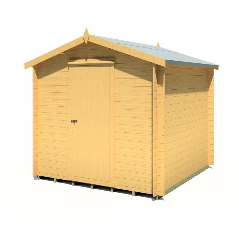 Shire Danbury 8x8 19mm Log cabin