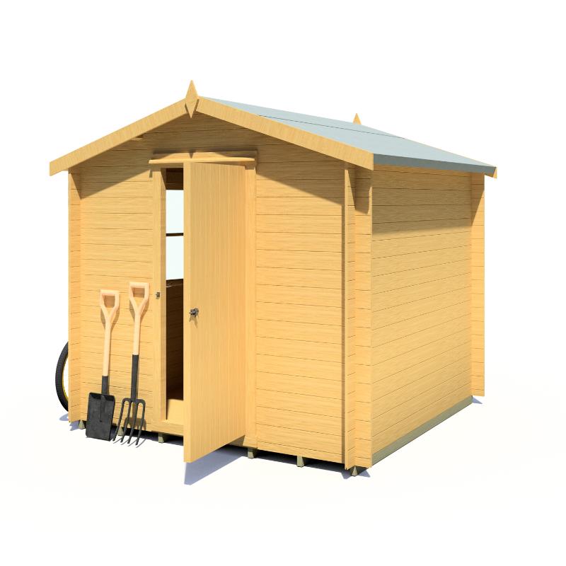 Shire Danbury 8x8 19mm Log cabin