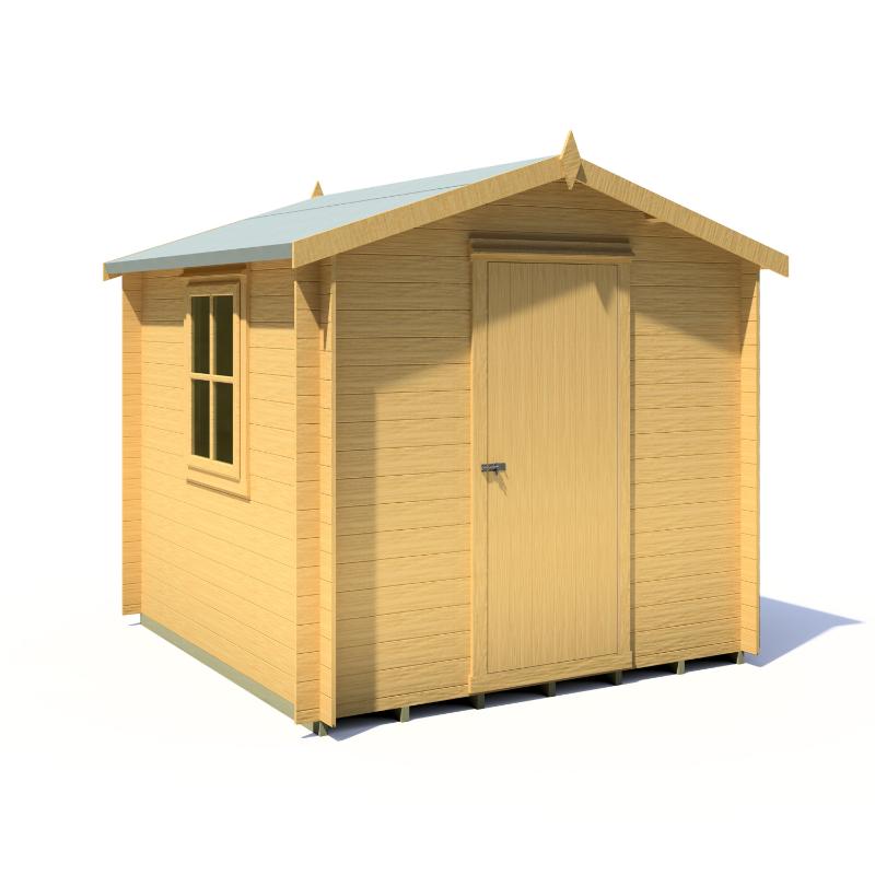 Shire Danbury 8x8 19mm Log cabin