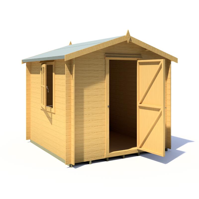 Shire Danbury 8x8 19mm Log cabin