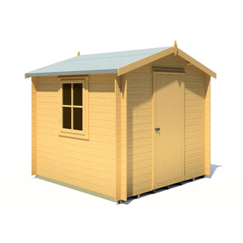 Shire Danbury 8x8 19mm Log cabin