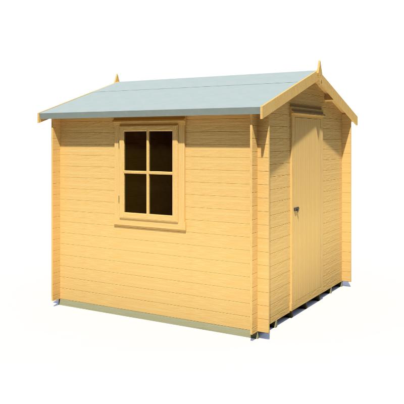 Shire Danbury 8x8 19mm Log cabin