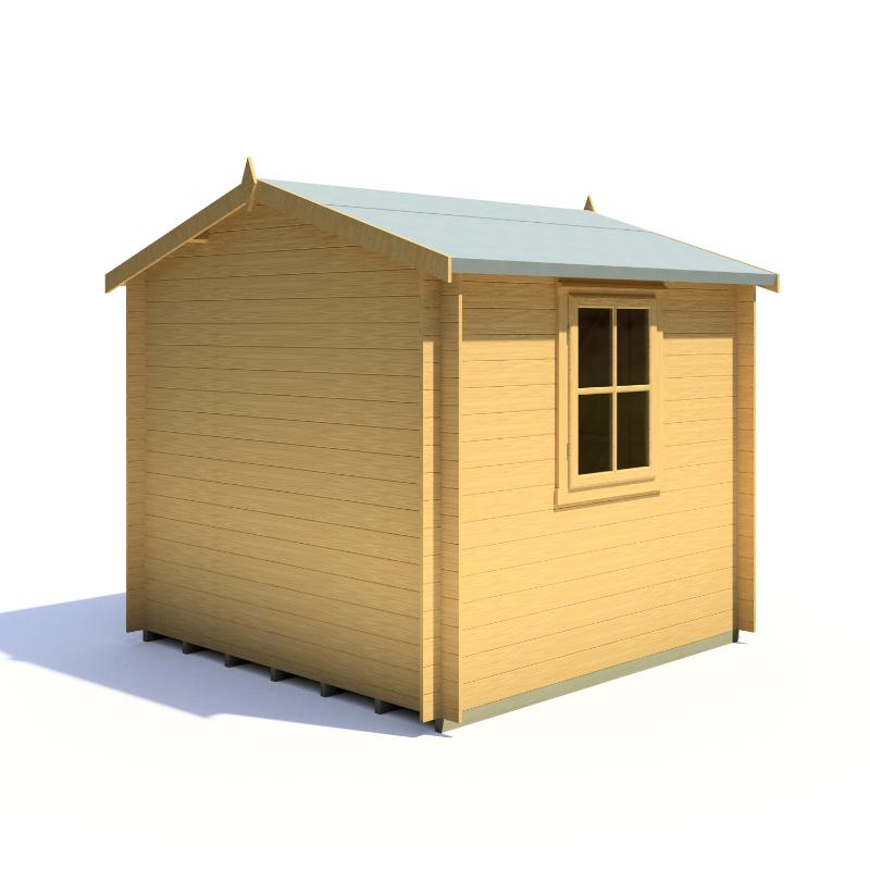 Shire Danbury 8x8 19mm Log cabin