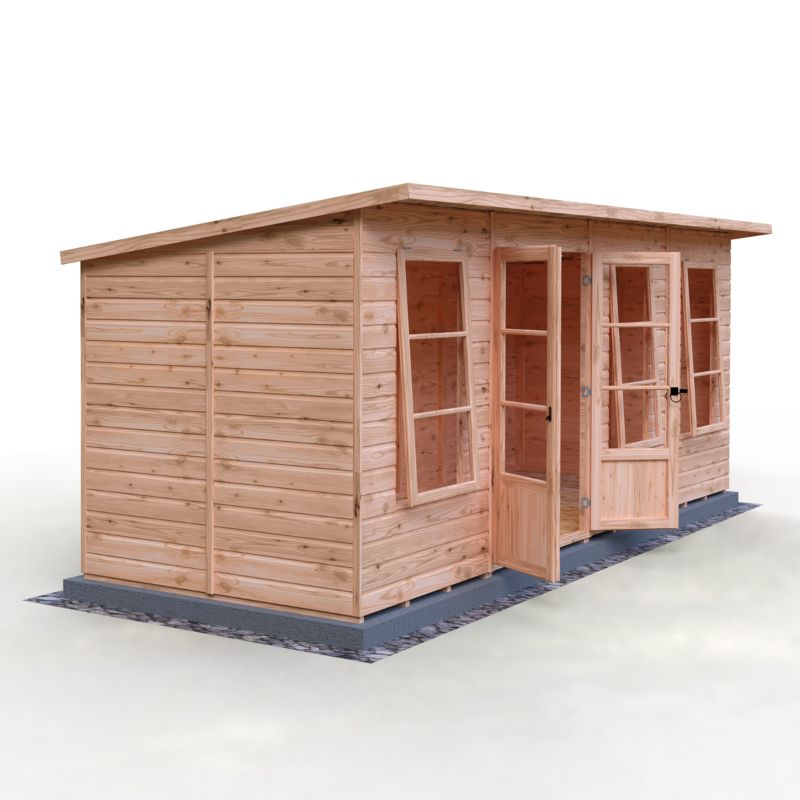 Shire Dahlia 16X6 Pent Summerhouse