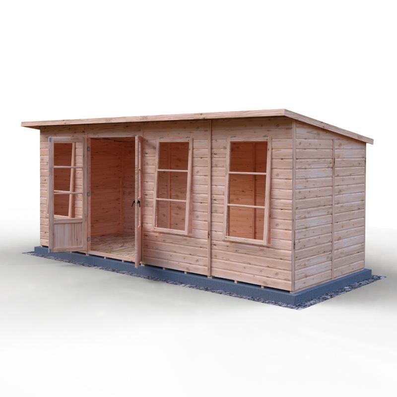Shire Dahlia 16X6 Pent Summerhouse