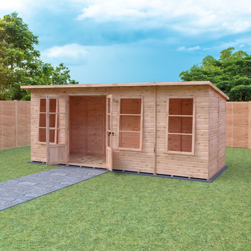 Shire Dahlia 16X6 Pent Summerhouse