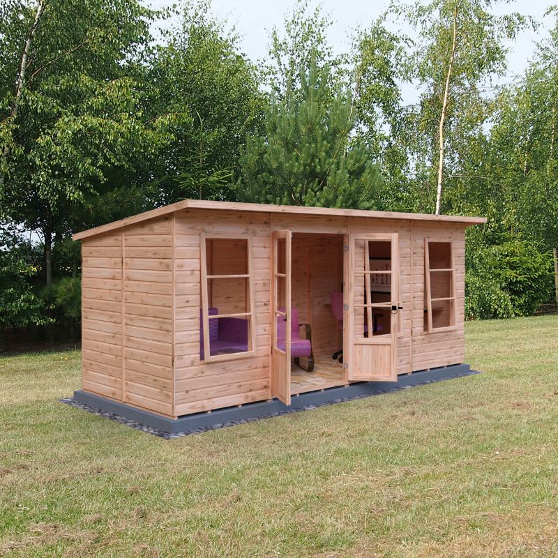 Shire Dahlia 16X6 Pent Summerhouse