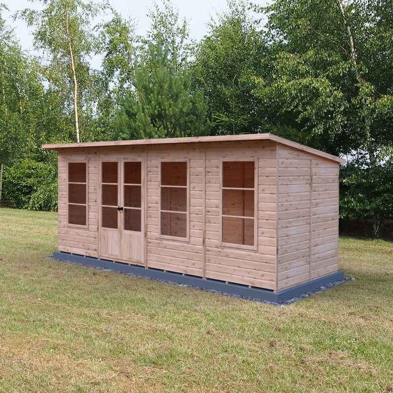 Shire Dahlia 16X6 Pent Summerhouse