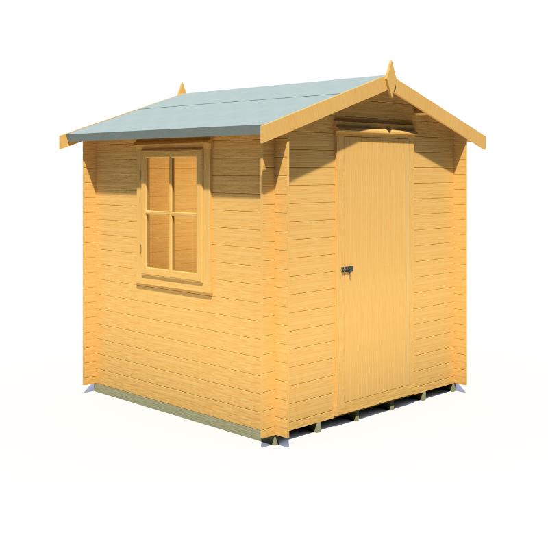 Shire Danbury 7x7 19mm Log cabin
