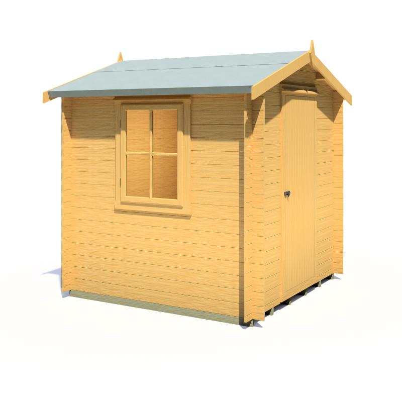 Shire Danbury 7x7 19mm Log cabin