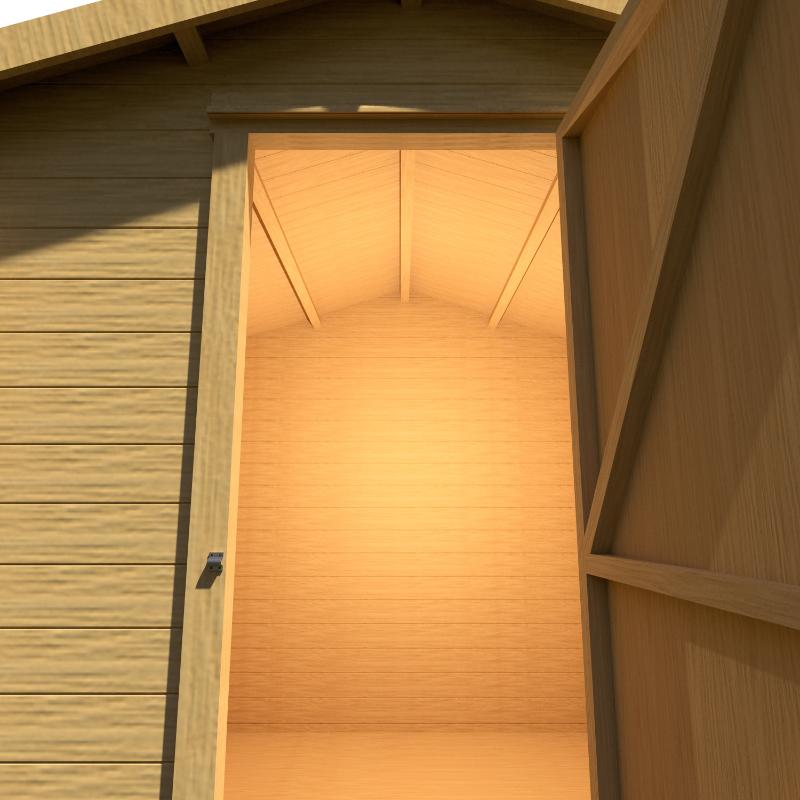 Shire Danbury 7x7 19mm Log cabin