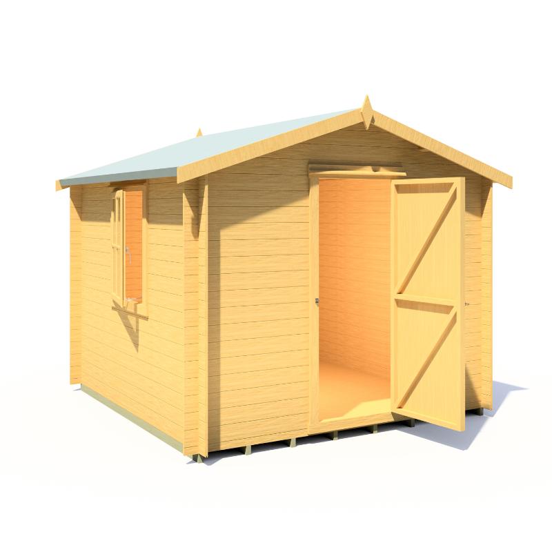 Shire Danbury 9x9 19mm Log cabin
