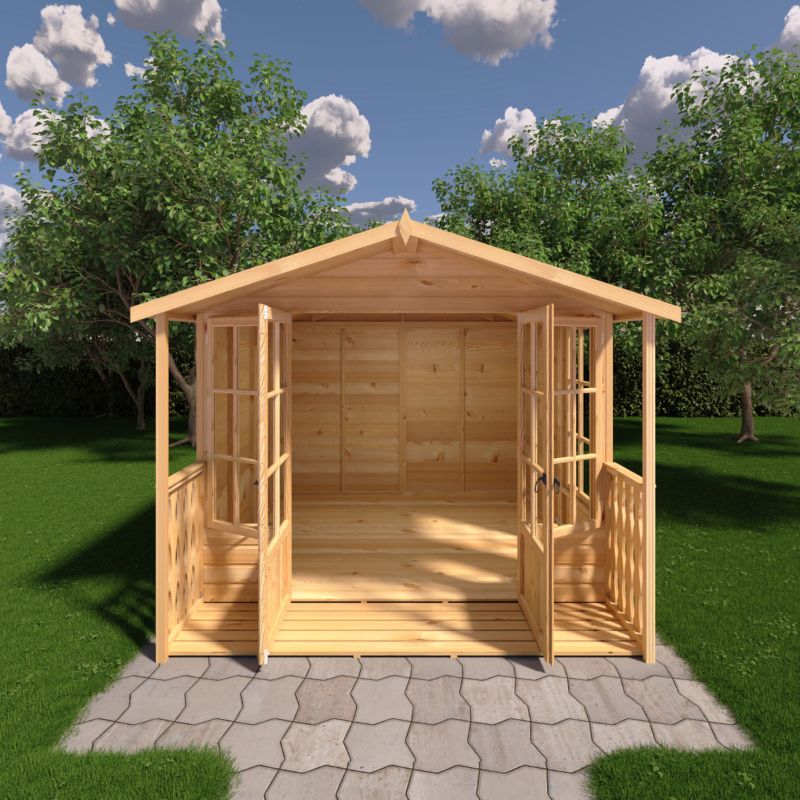 Shire Delmora 8x10 including Verandah Summerhouse