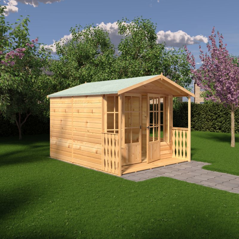 Shire Delmora 8x10 including Verandah Summerhouse