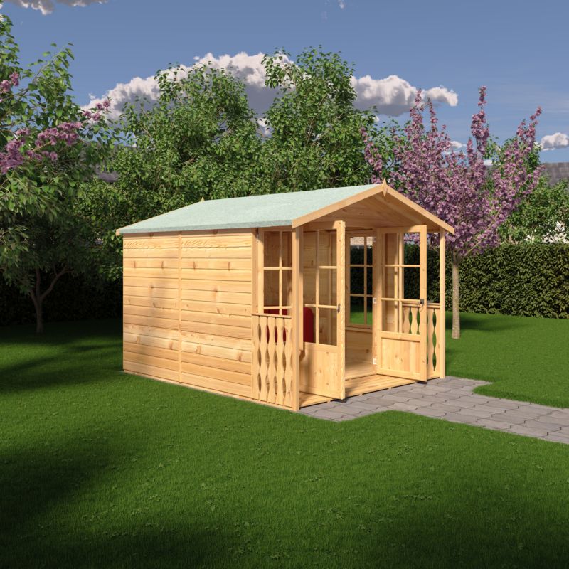 Shire Delmora 8x10 including Verandah Summerhouse