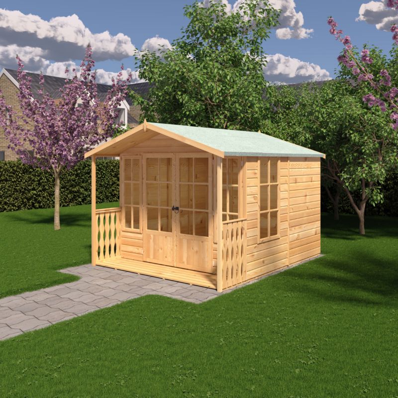 Shire Delmora 8x10 including Verandah Summerhouse