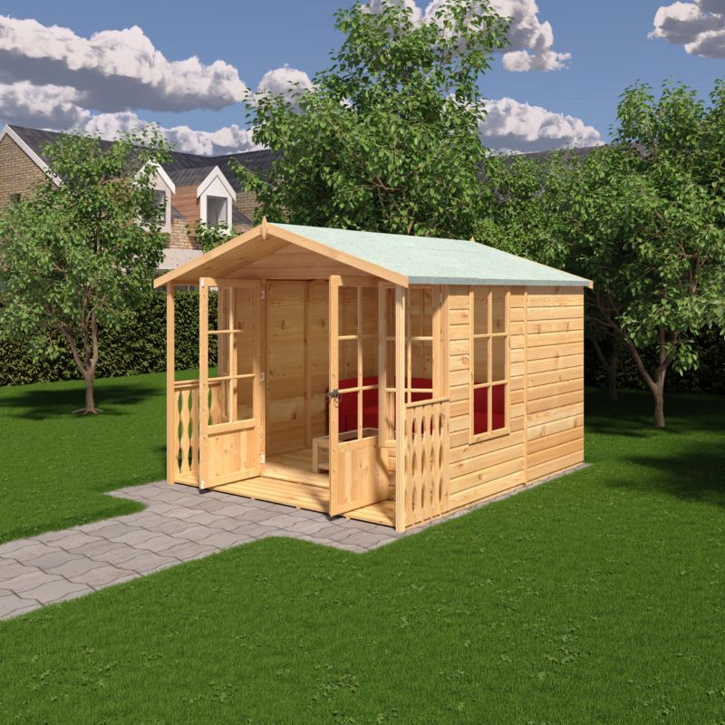 Shire Delmora 8x10 including Verandah Summerhouse