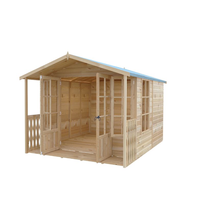 Shire Delmora 8x10 including Verandah Summerhouse