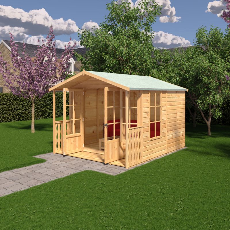 Shire Delmora 8x10 including Verandah Summerhouse