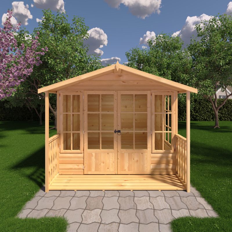 Shire Delmora 8x10 including Verandah Summerhouse