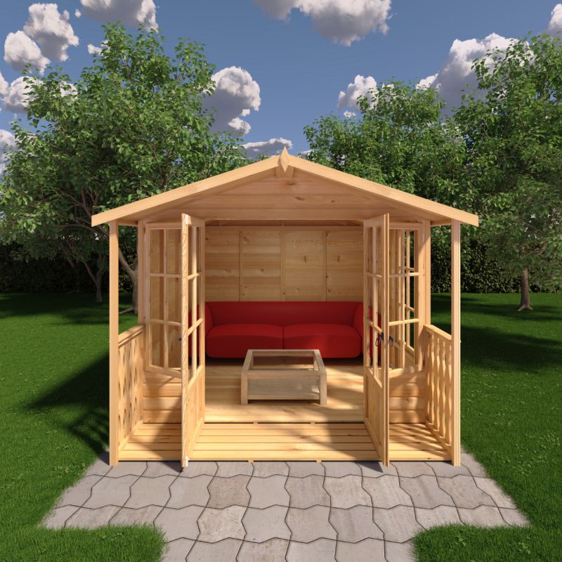 Shire Delmora 8x10 including Verandah Summerhouse