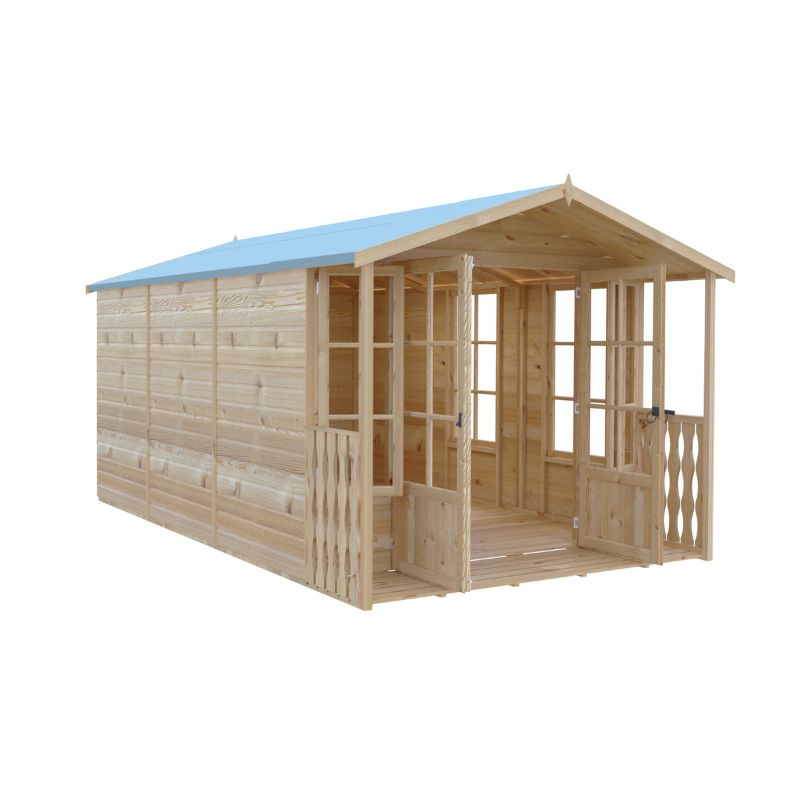 Shire Delmora 8x14 including Verandah Summerhouse
