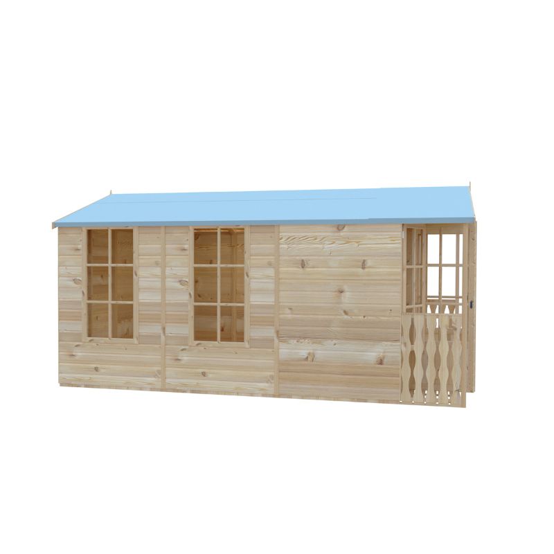Shire Delmora 8x14 including Verandah Summerhouse