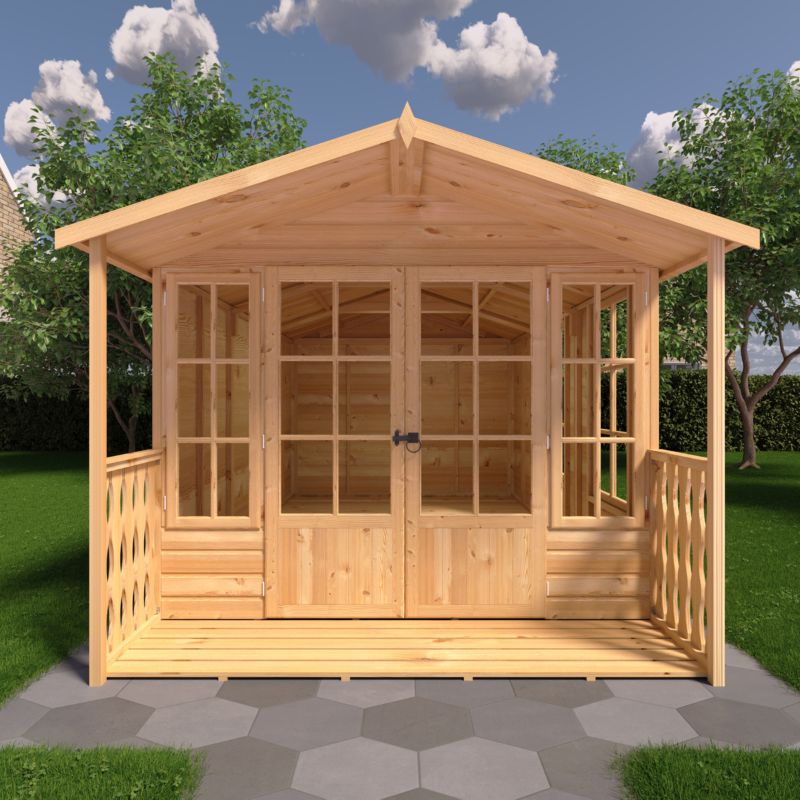 Shire Delmora 8x14 including Verandah Summerhouse