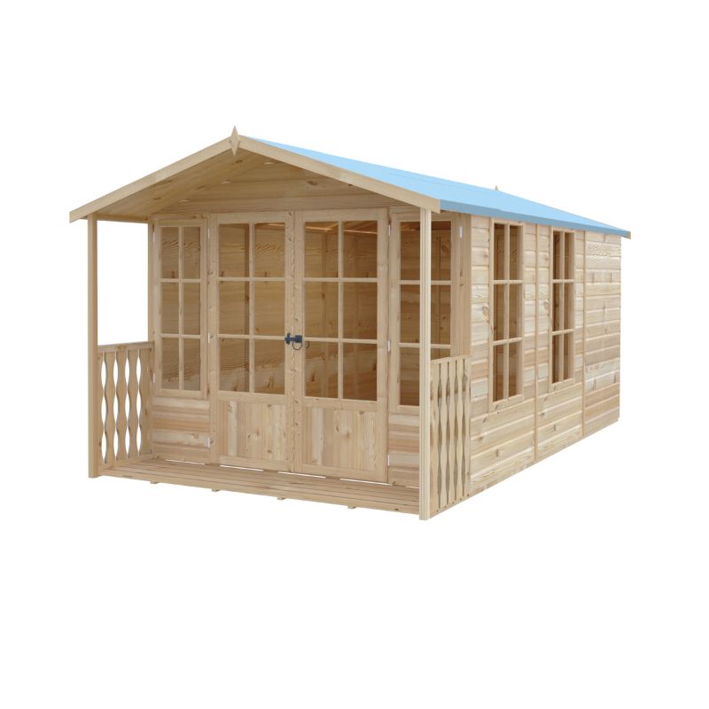 Shire Delmora 8x14 including Verandah Summerhouse