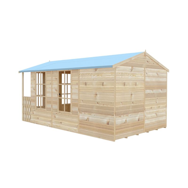 Shire Delmora 8x14 including Verandah Summerhouse