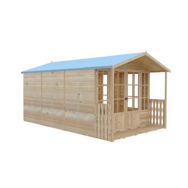 Shire Delmora 8x14 including Verandah Summerhouse