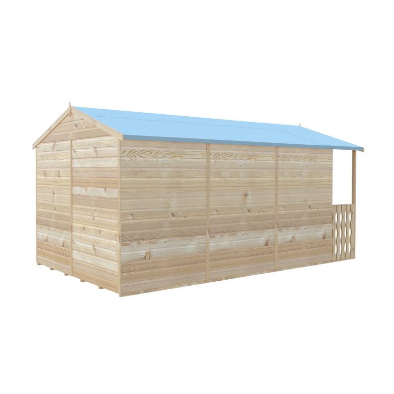 Shire Delmora 8x14 including Verandah Summerhouse