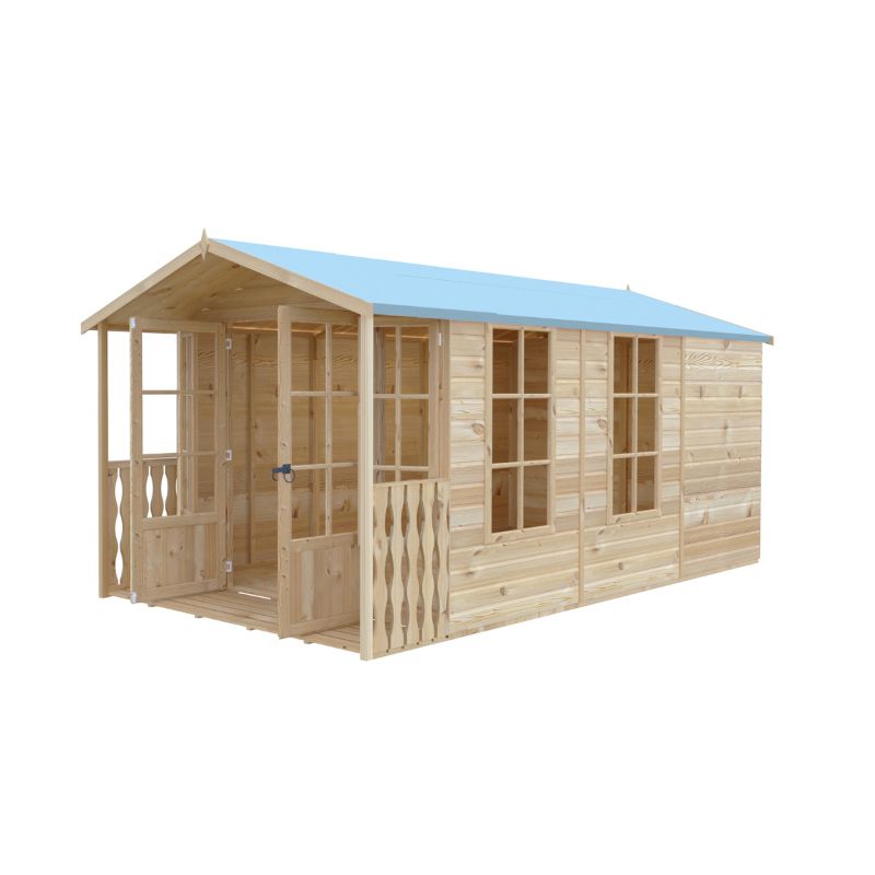 Shire Delmora 8x14 including Verandah Summerhouse