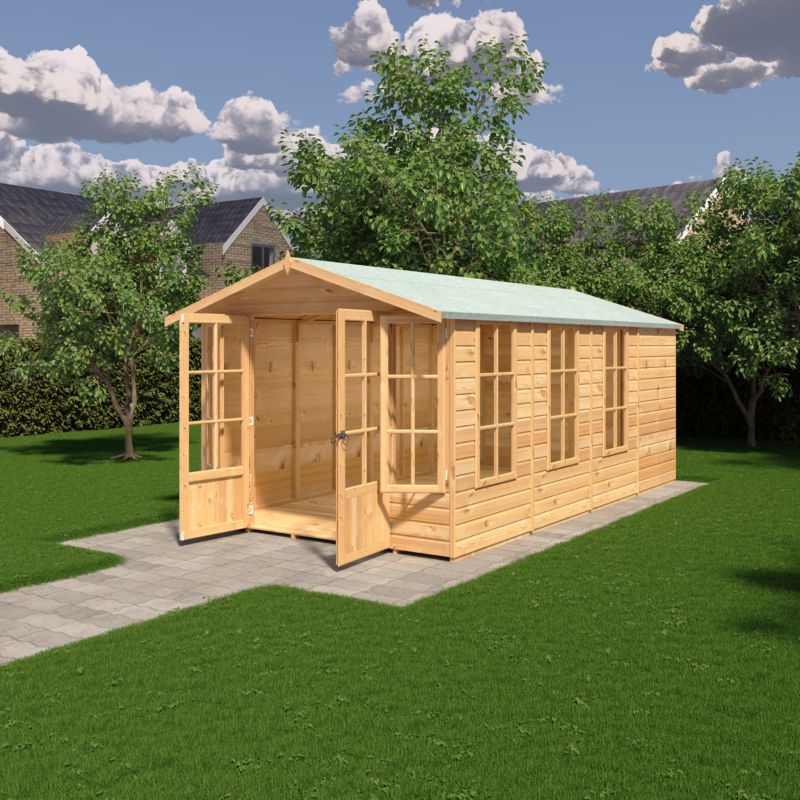 Shire Delmora 8x16 Summerhouse