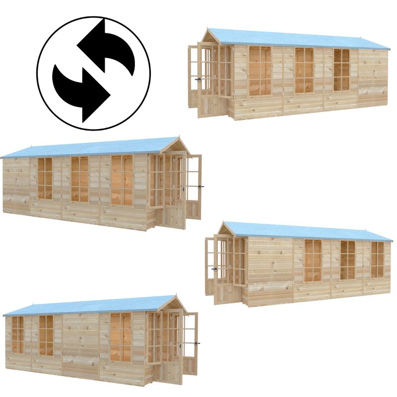 Shire Delmora 8x16 Summerhouse