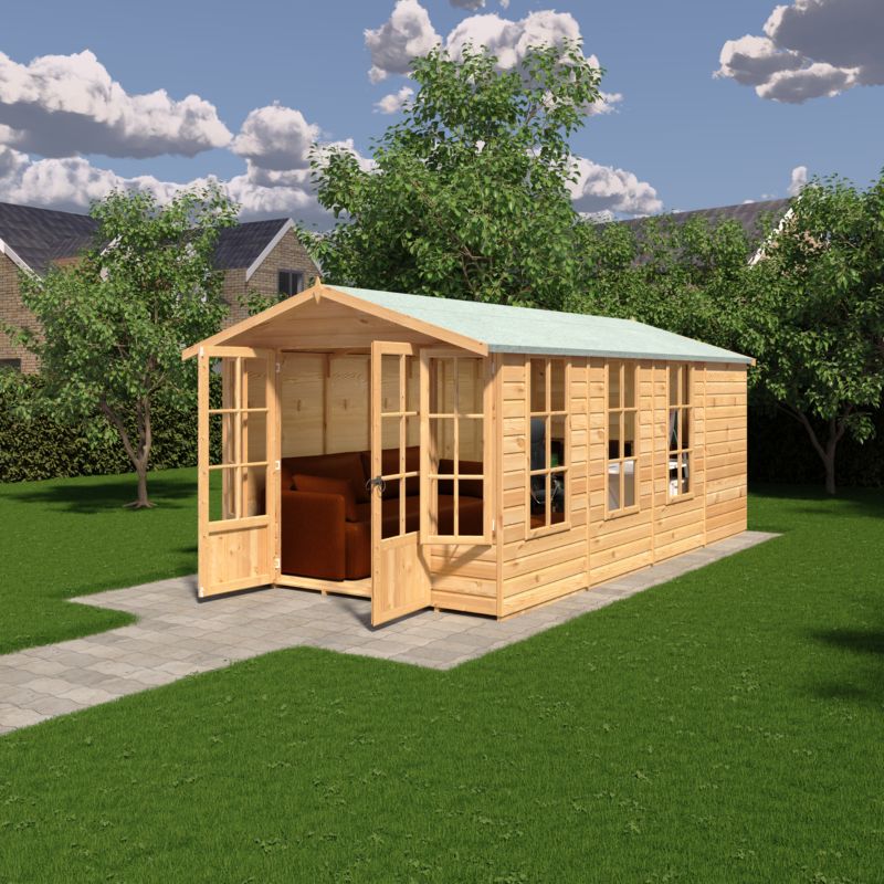 Shire Delmora 8x16 Summerhouse