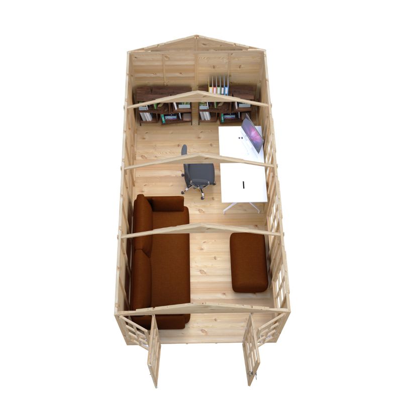 Shire Delmora 8x16 Summerhouse