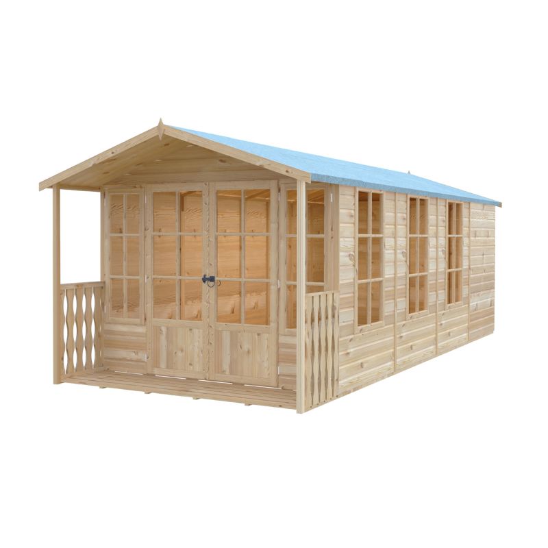 Shire Delmora 8x18 including Verandah Summerhouse