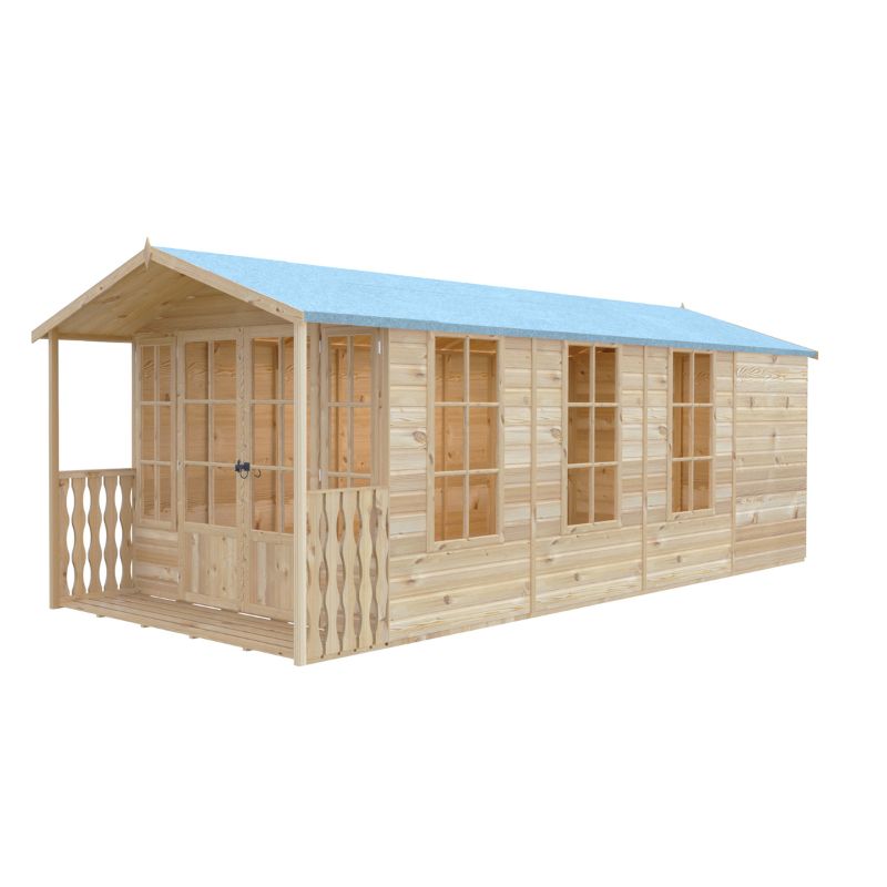 Shire Delmora 8x18 including Verandah Summerhouse