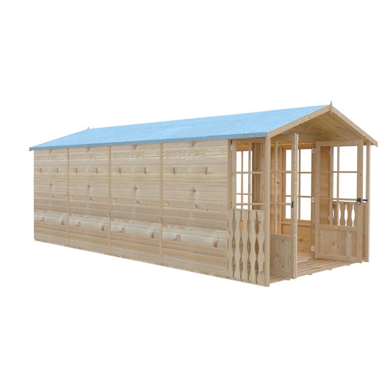 Shire Delmora 8x18 including Verandah Summerhouse