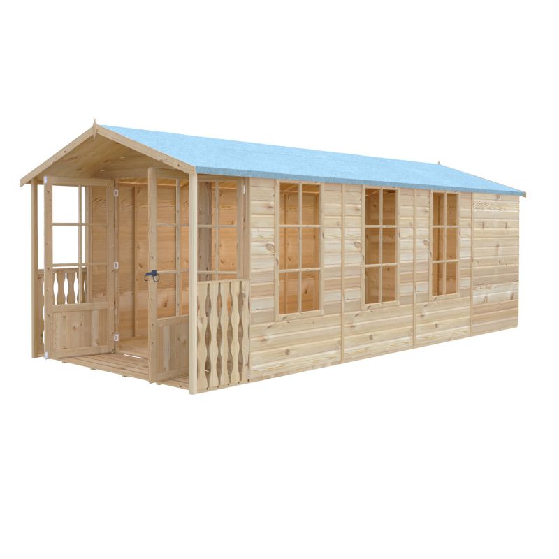 Shire Delmora 8x18 including Verandah Summerhouse