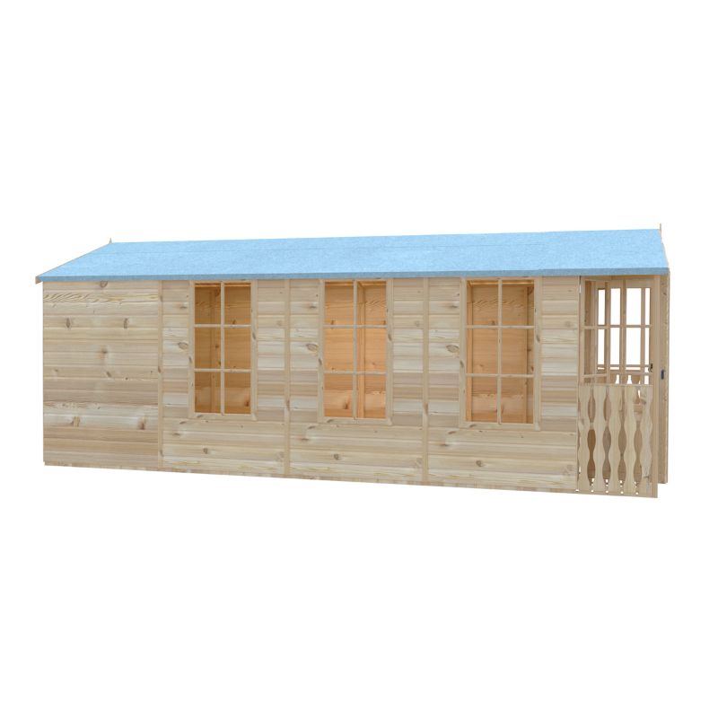 Shire Delmora 8x18 including Verandah Summerhouse
