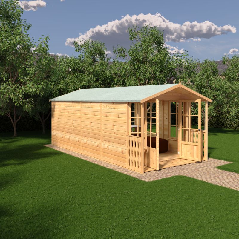 Shire Delmora 8x18 including Verandah Summerhouse